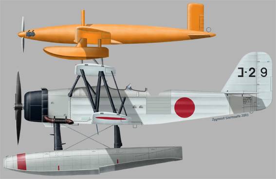 MXY4-hydravion radiocommandé-avion cible-target drone