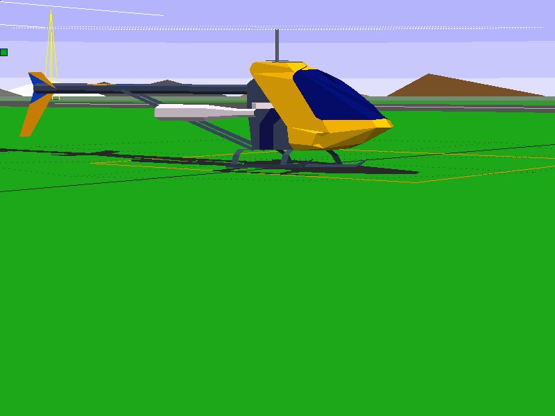 simulateur hélicoptère rc vintage