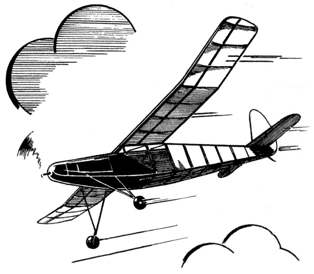 Aeronaut twist modèle à moteur en caoutchouc planeur de lancer modèle