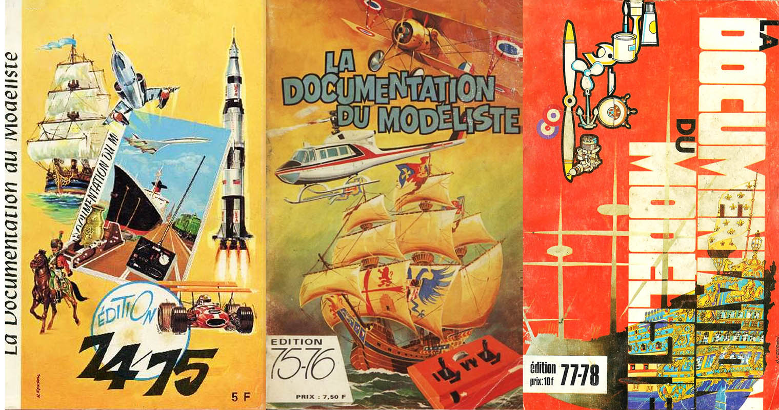 "À la source des inventions" : catalogues 1974/1975, 1975/1976, 1977/1978 - La documentation du modéliste.