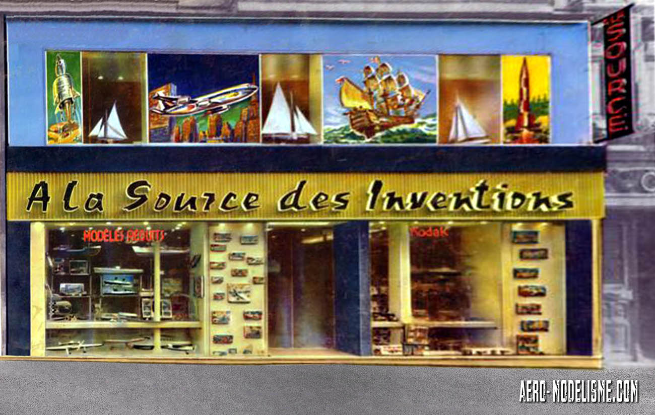 À la source des inventions, le magasin mythique de modélisme et d'aéromodélisme à Paris.