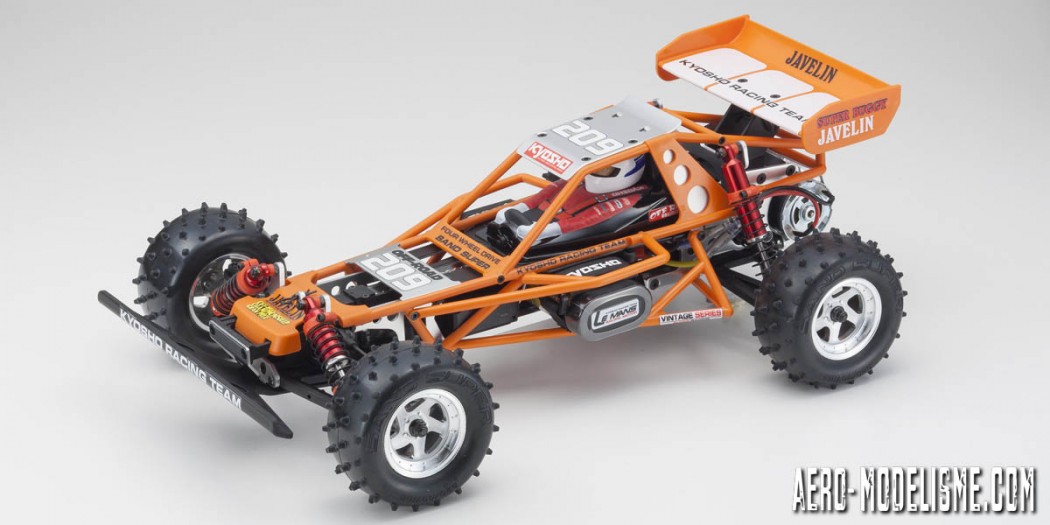 Kyosho Javelin réédition, le retour d'un buggy rc vintage, article complet