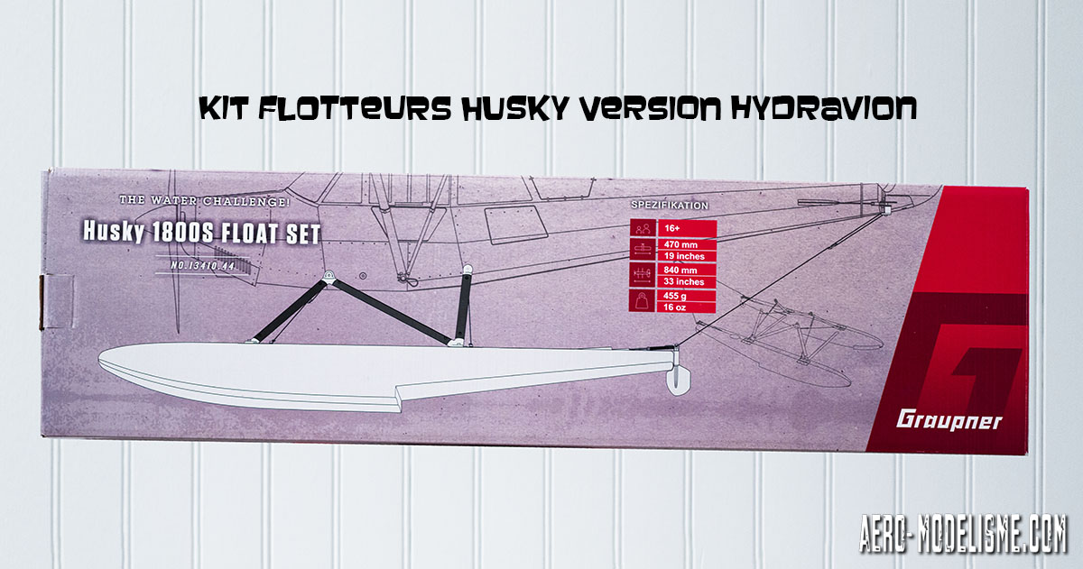 Le "water challenge" avec le kit flotteurs pour transformer votre Husky en hydravion