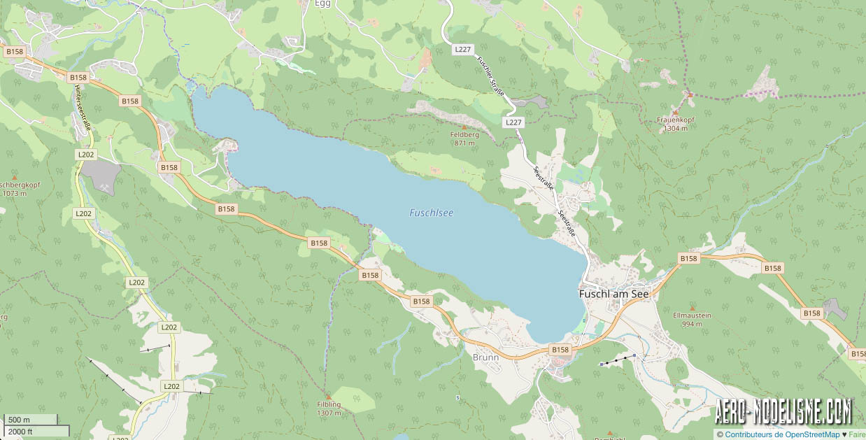 Emplacement du Lac de Fuschlsee
