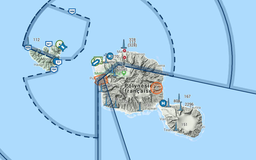 Drone préparer son plan de vol en Polynésie Française aero