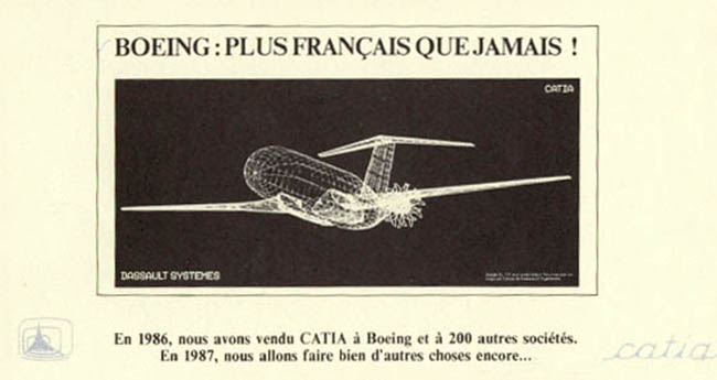 Publicité Catia / Boeing